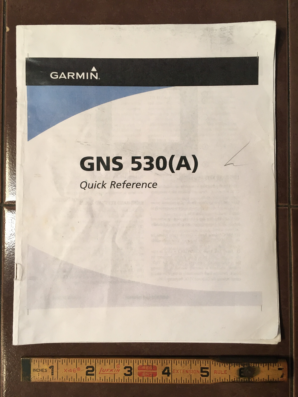 Garmin GNS-530(A) Quick Reference Guide