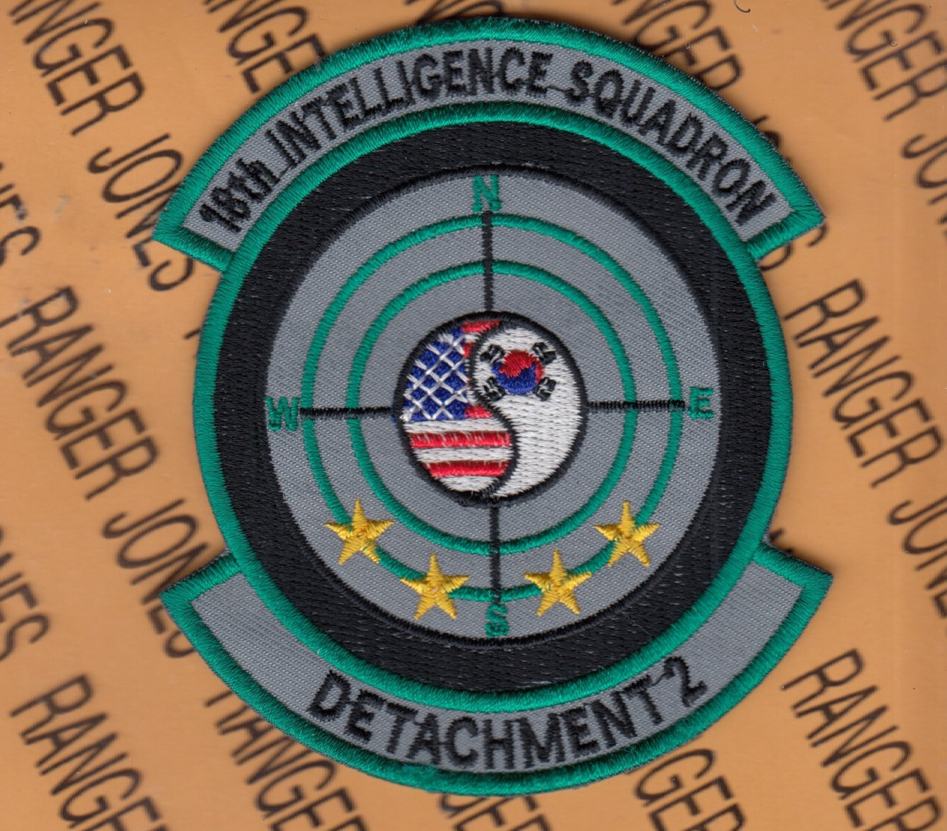 USAF Air Force 18th Intelligence Squadron IS Det 2 3.75" patch c/e
