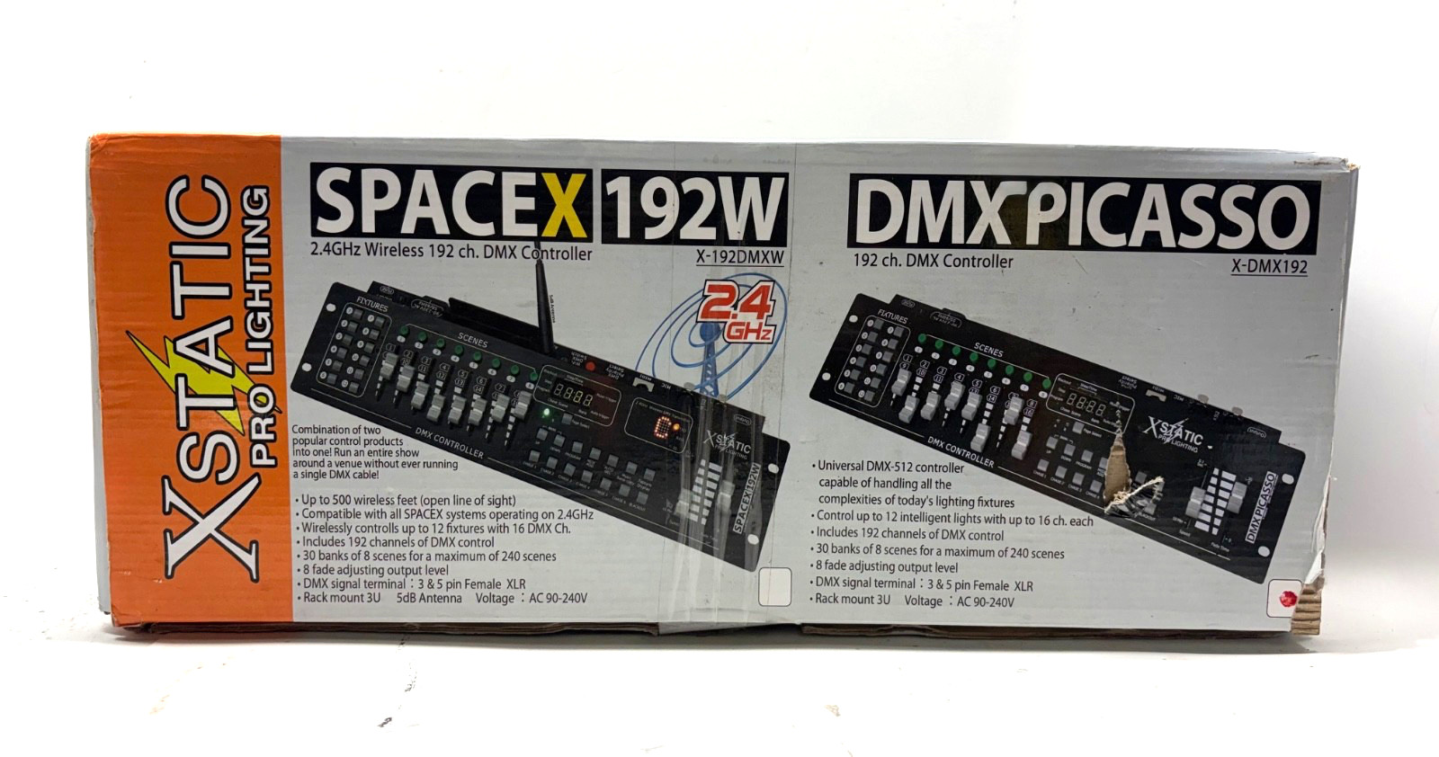Xstatic DMX Picasso x-dmx192 New Open Box