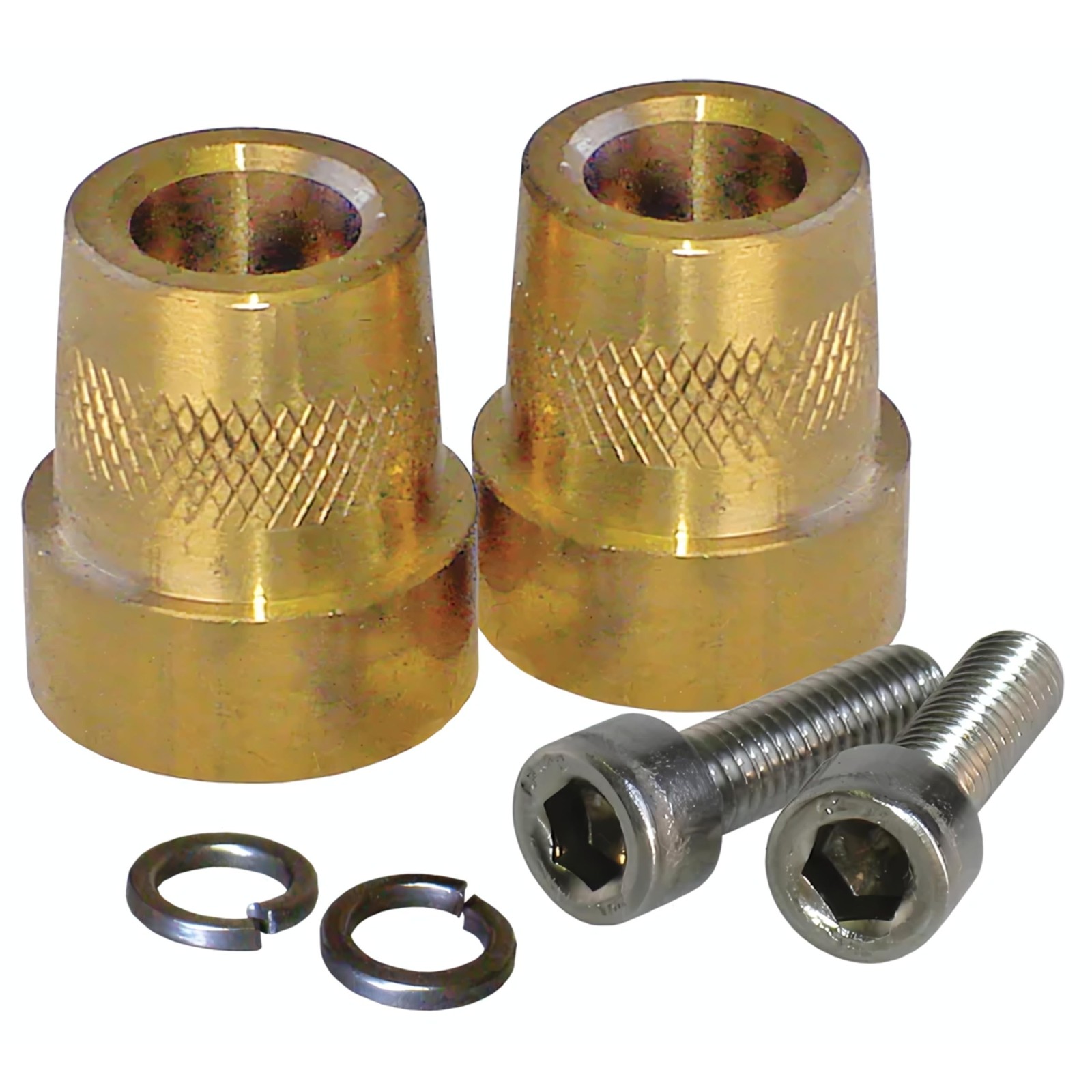 XS Power 586 Tall Brass Post Adaptor (M6 Thread), GOLD,SILVER