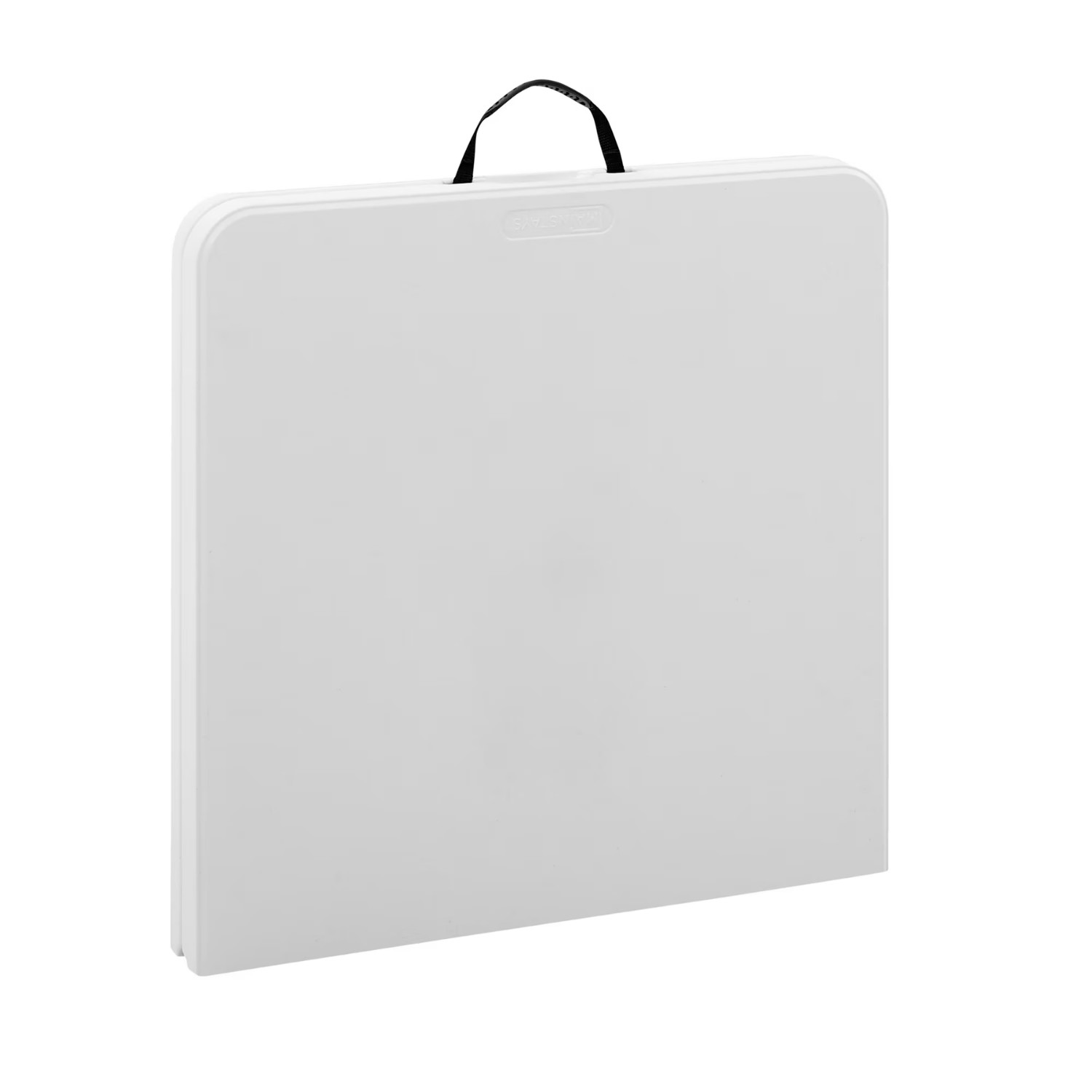 Mainstays 4FT Folding Table Adjustable Height Indoor Outdoor Carry Handle White
