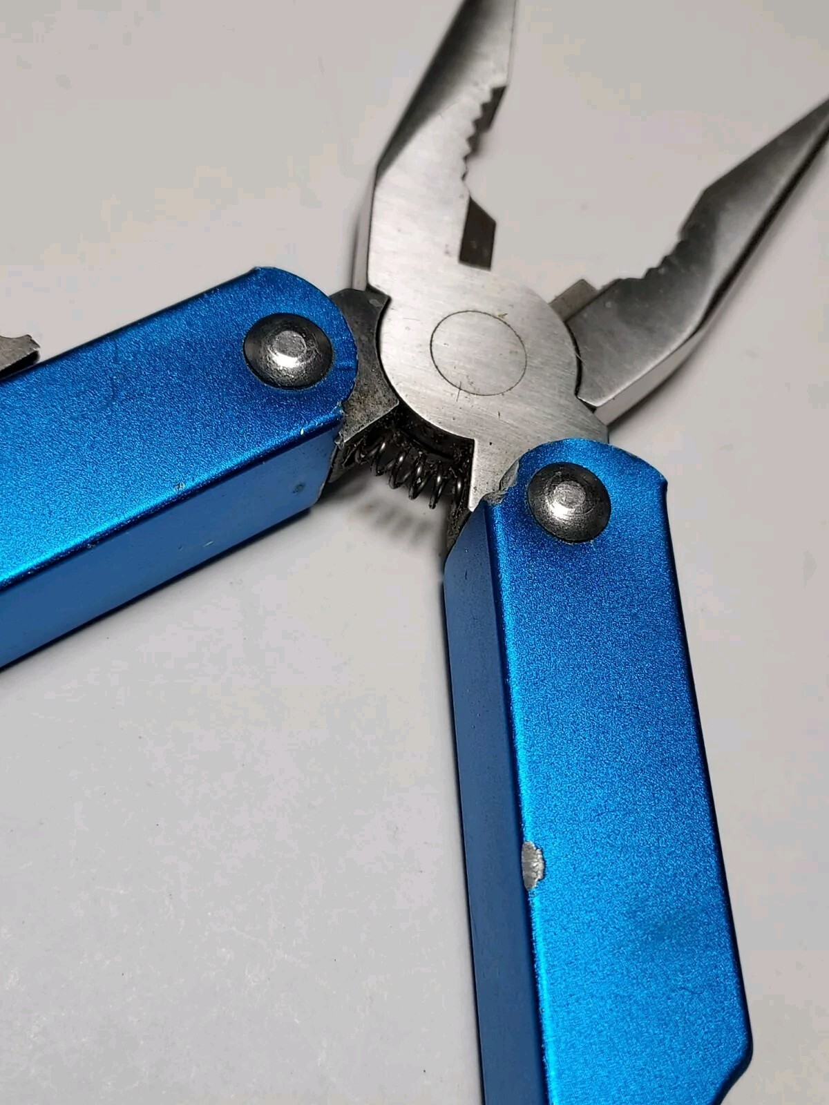 Sheffield Blue Stainless Steel Multi Tool #12760 with nylon pouch