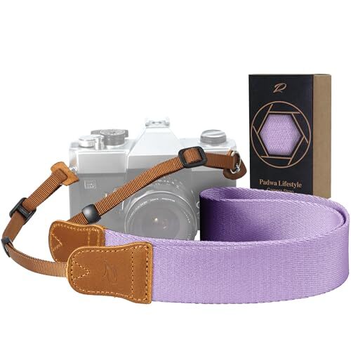 Light Purple Camera 1.5 inch Wide / Adjustable 31~60 inch B# - Light Purple