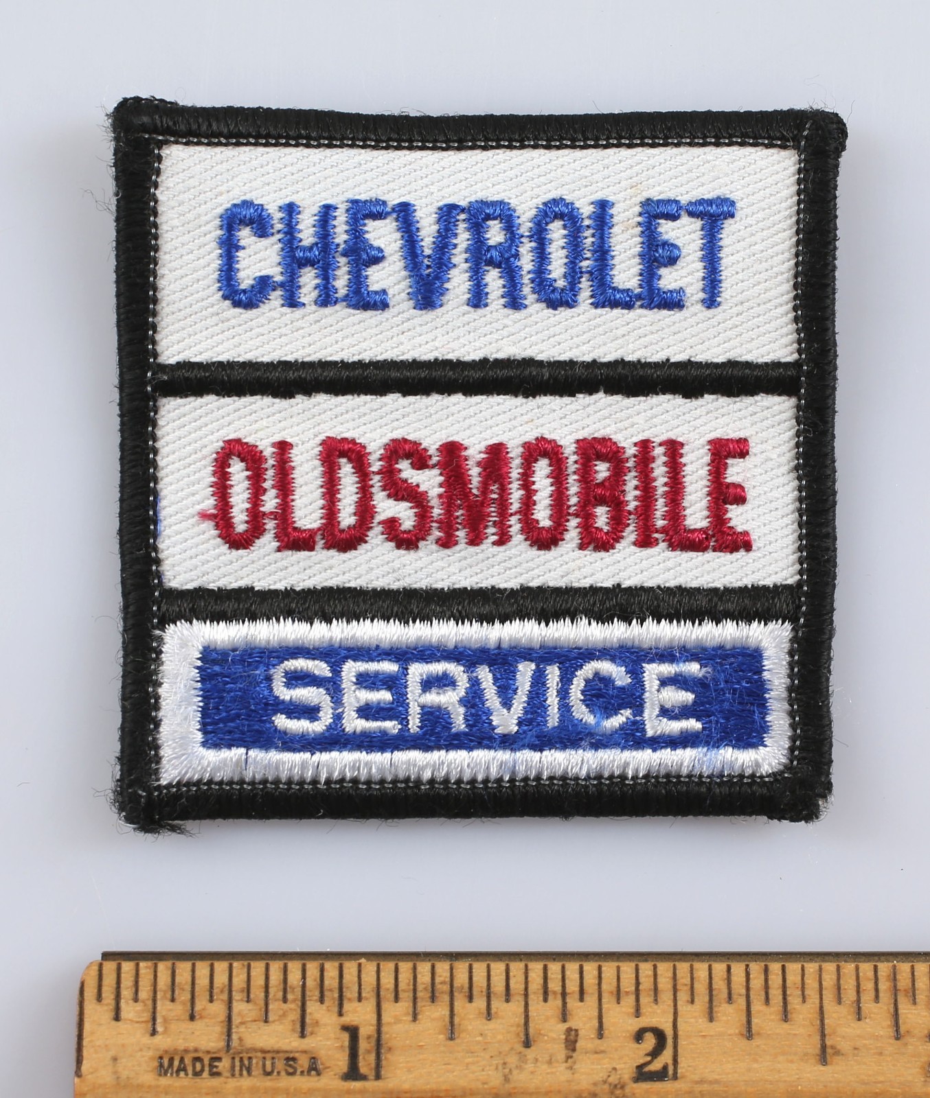 Vintage Chevrolet Oldsmobile Mechanics Service Patch