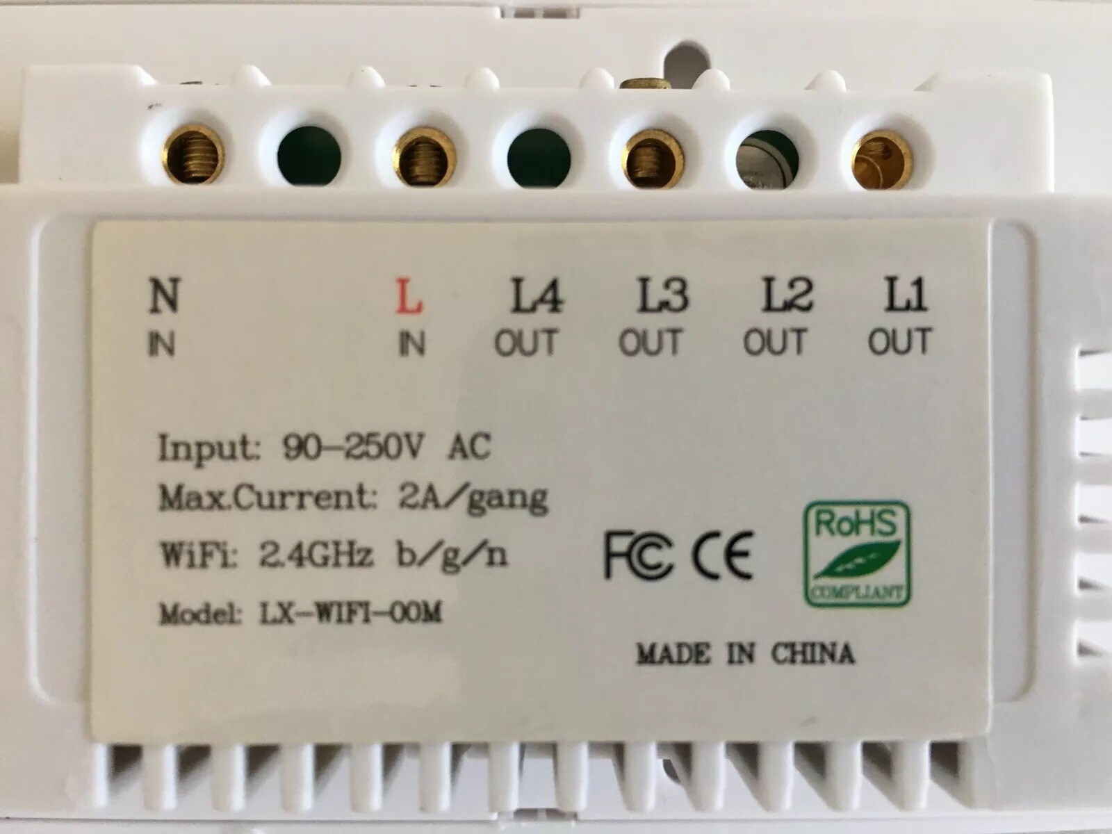 Smart Light Switch, LX-WIFI-00M