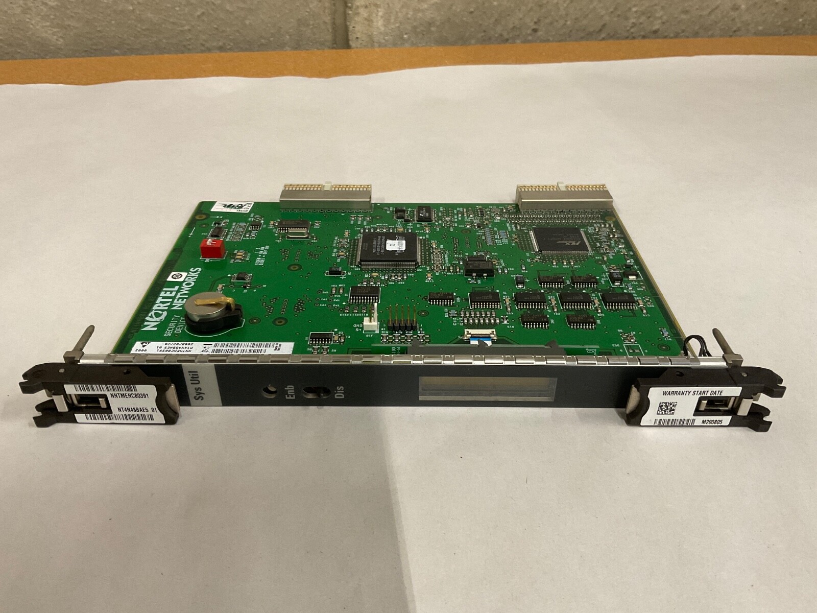 Nortel Networks NT4N48BAE5 01 System Utility Card
