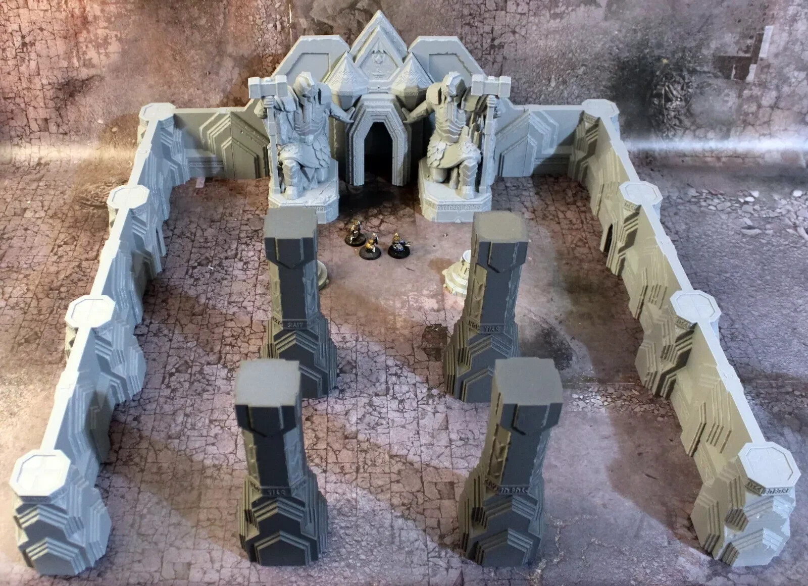 Dwarven Mines 1st Hall Complete Set Huge 28mm Terrain D&D Warhammer Moria LotR