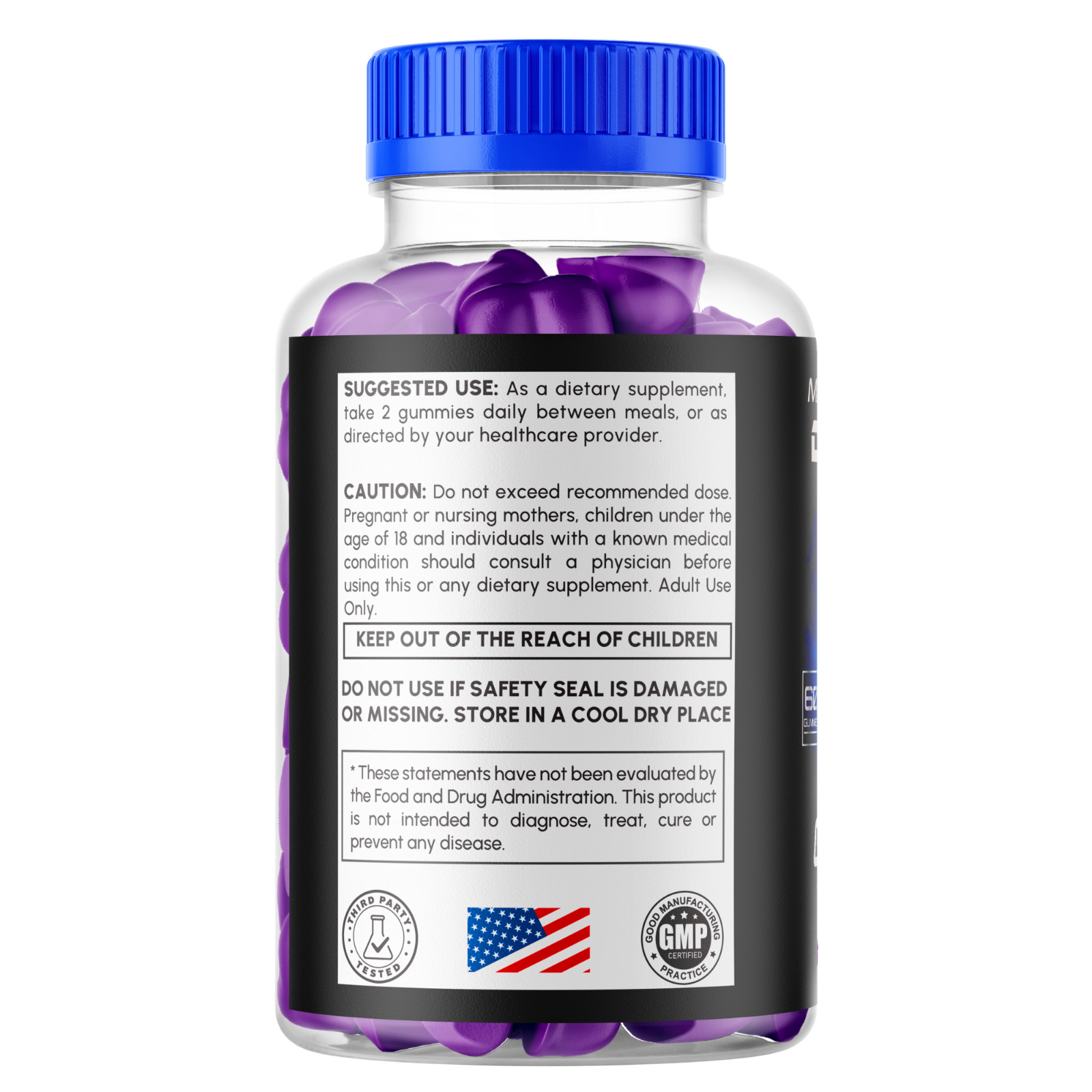 Dominator Maxx Gummies For Men, Advanced Performance Supplement 120 Gummies