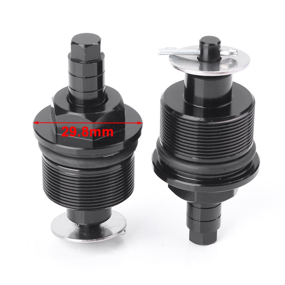 Pair Front Shock Absorber Regulator Adjuster Bolt Screw CNC Fit Honda CBF125 RED