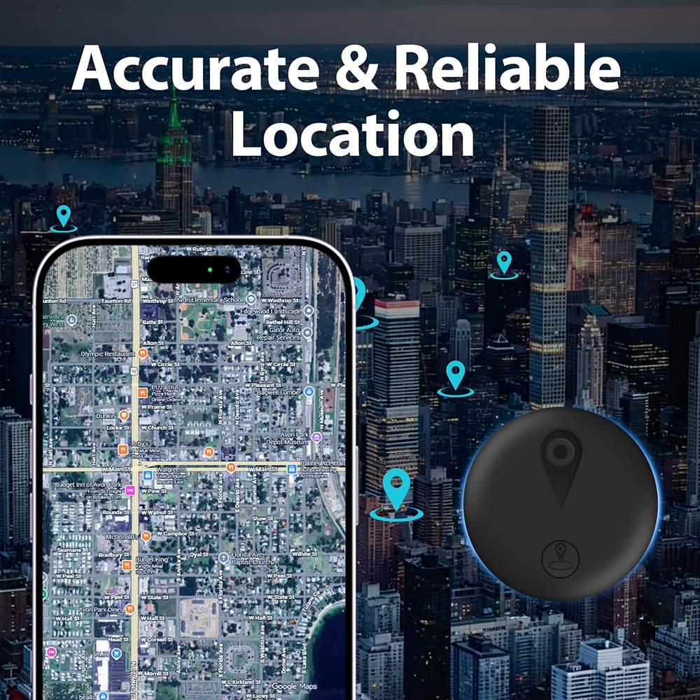 GPS Tracker for Vehicles Magnetic Car Tracking Device Mini Hidden for iPhone/IOS