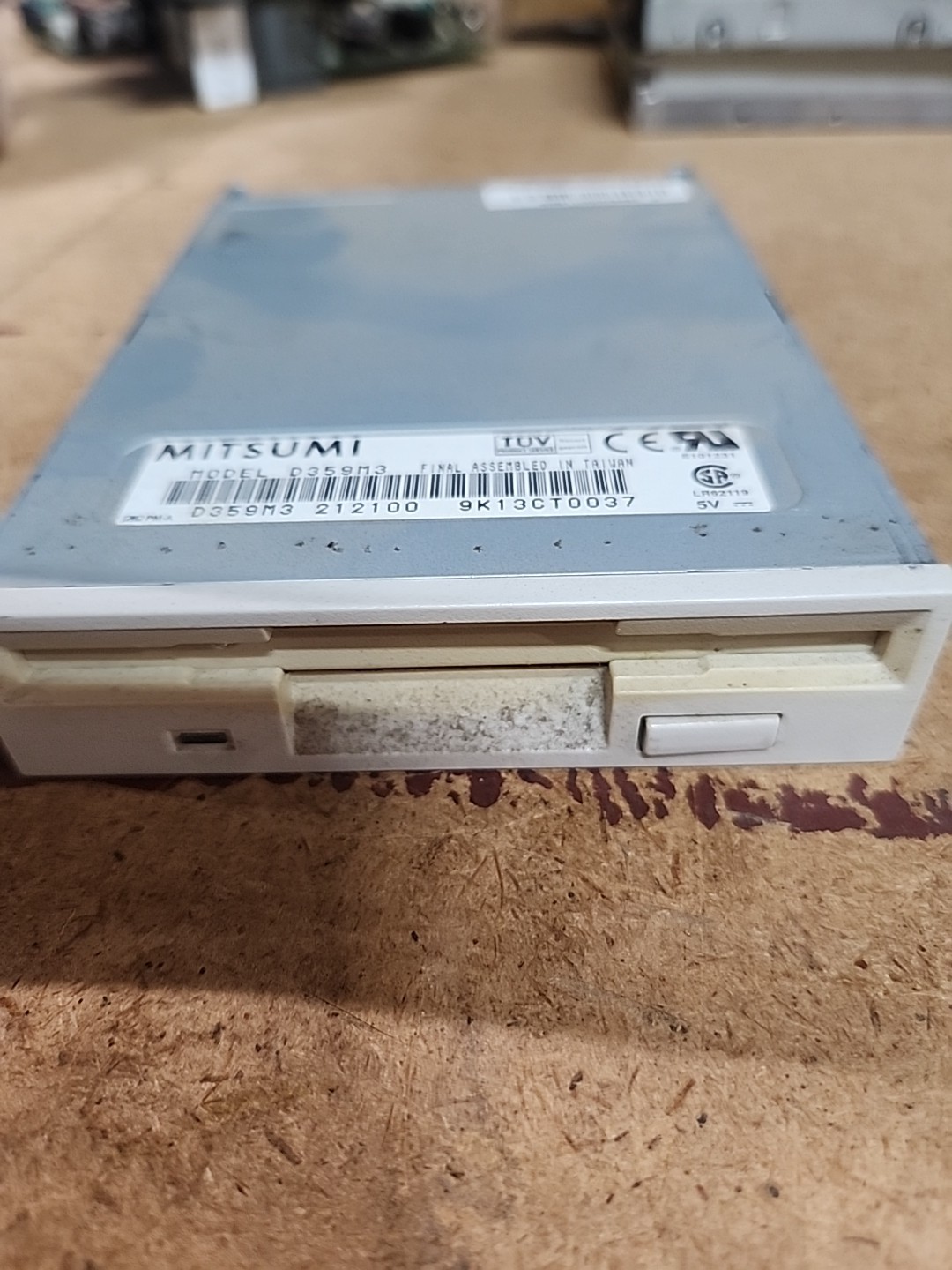 MITSUMI D359M3D 1.44Mb 3.5" White Internal Floppy DIsk Drive PC/286/286/486/586