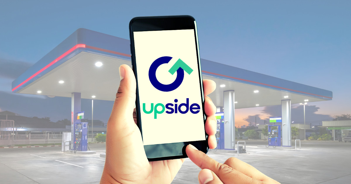 CASHBACK ON GAS GetThe Upside App Code: TONY832 Savings Mobil Chevron Shell $.20