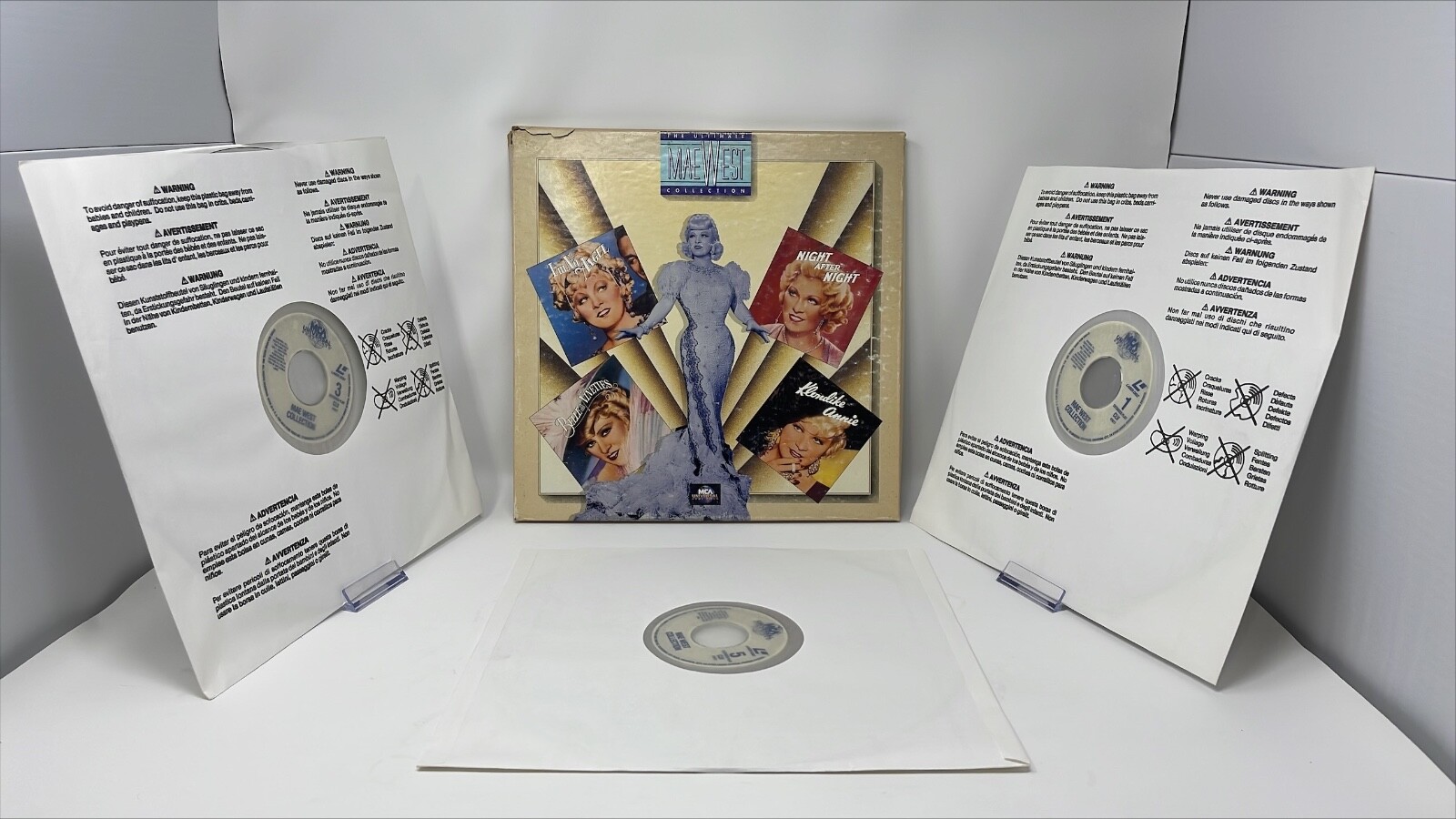 The Mae West Collection (Laserdisc, 1993) 📀
