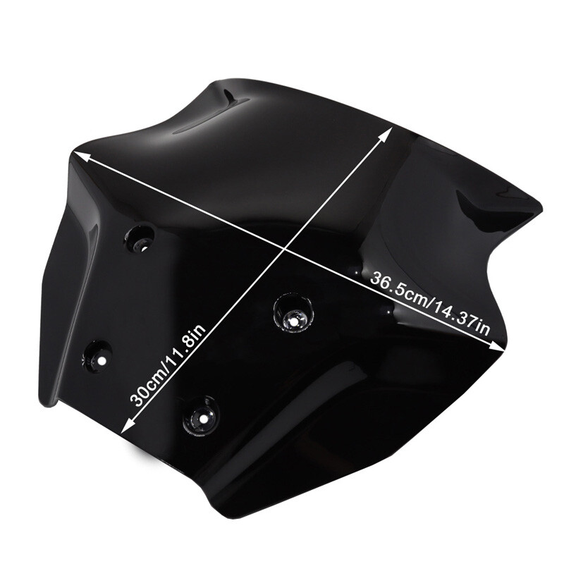 For Yamaha MT-09 SP 2024 Windshield Wind Deflectors Black