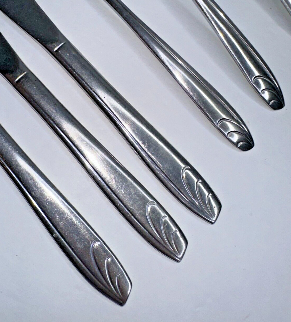Silco Intl USA Stainless PREVUE Curve Stainless Flatware 6 Pc Set Replacement