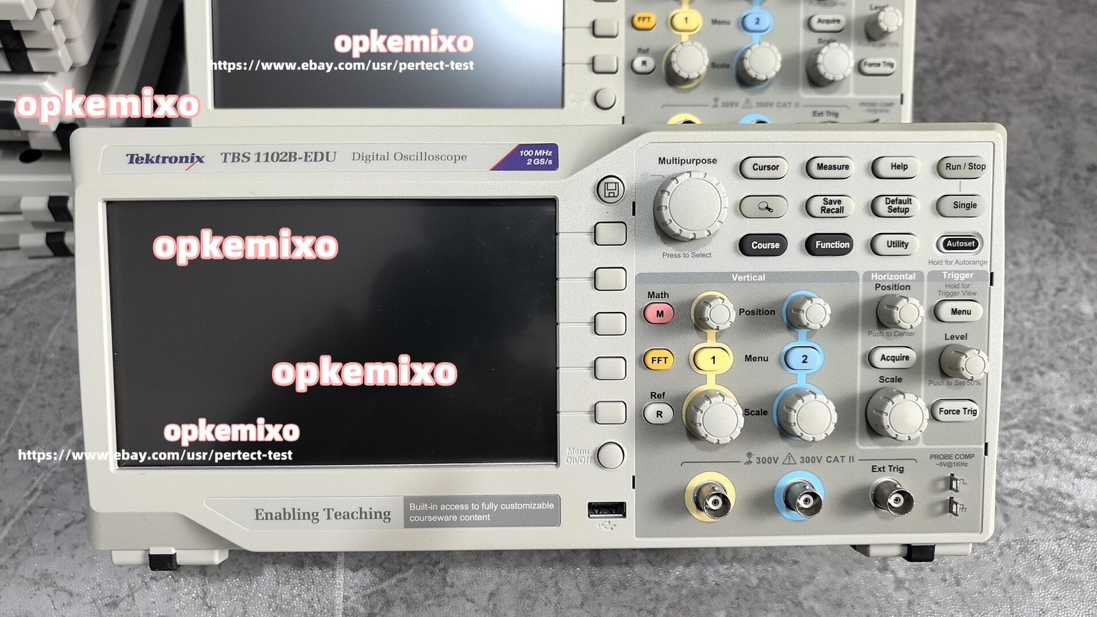 USED 1PCS Tektronix TBS1102B-EDU 100MHz Oscilloscope//&