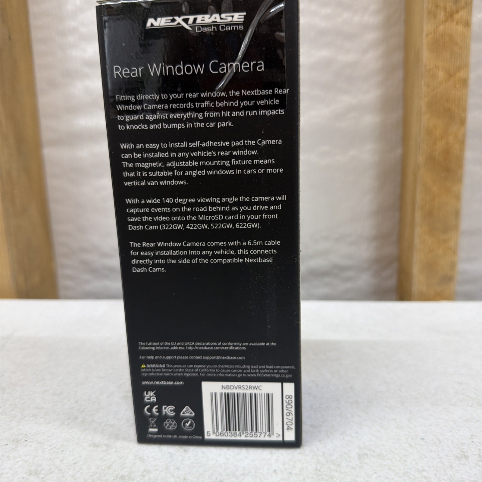 Nextbase NBDVRS2RWC Rear View Dash Cam Ref 5778-1-A