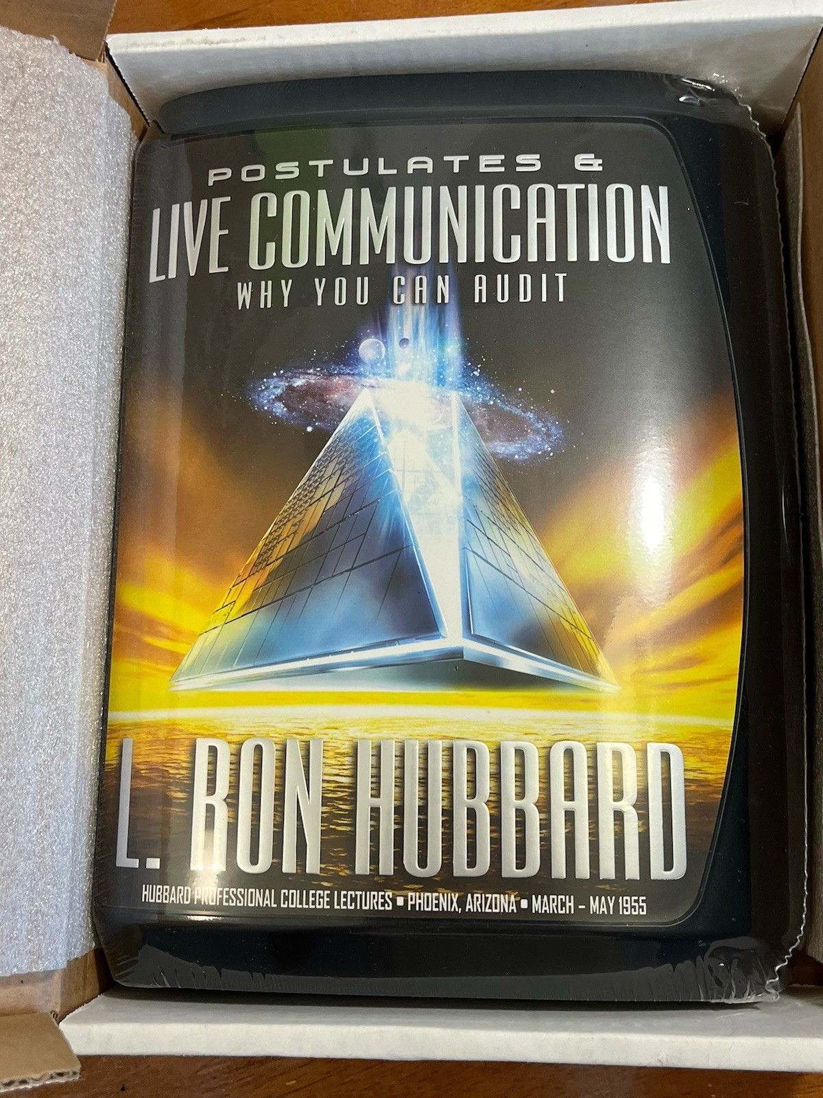 L Ron Hubbard Postulates and Live Communications Audio CD Book Brand New