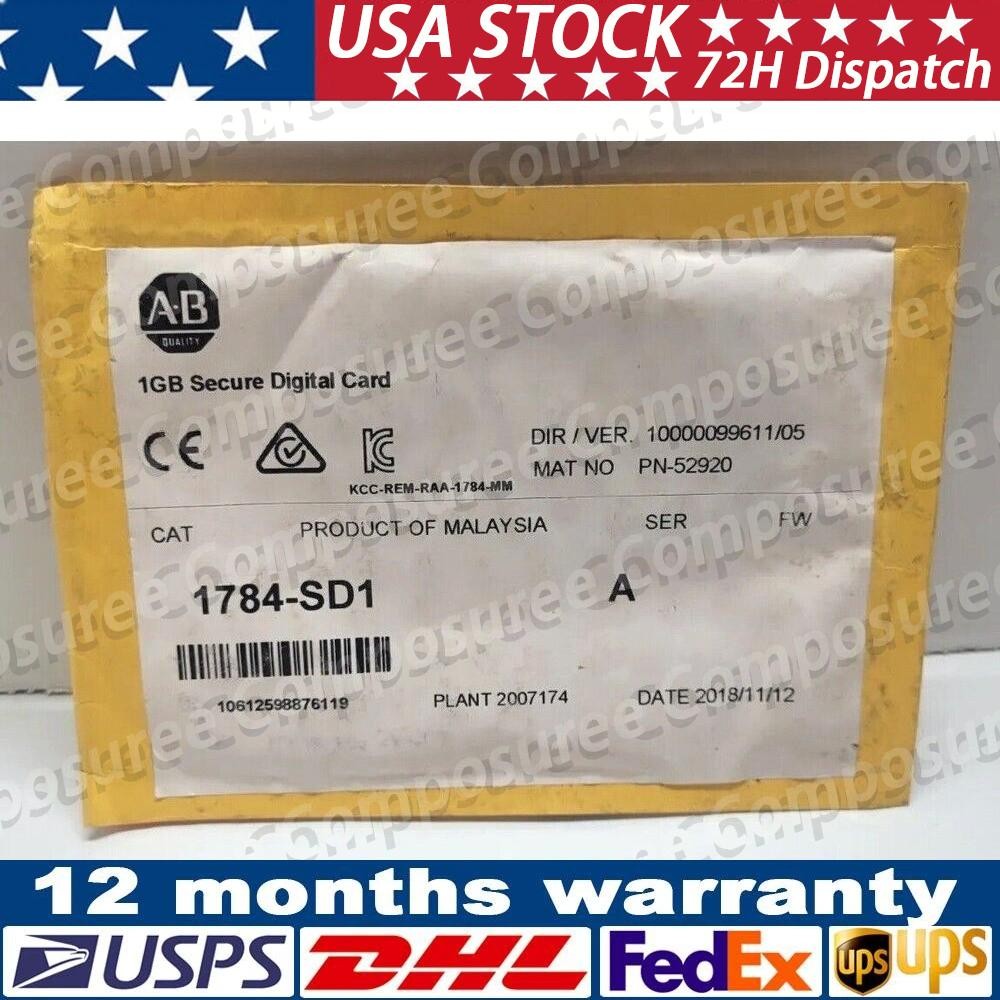 NEW Allen-Bradley 1784-SD1 Secure Digital Card 1784SD1 FREE SHIP