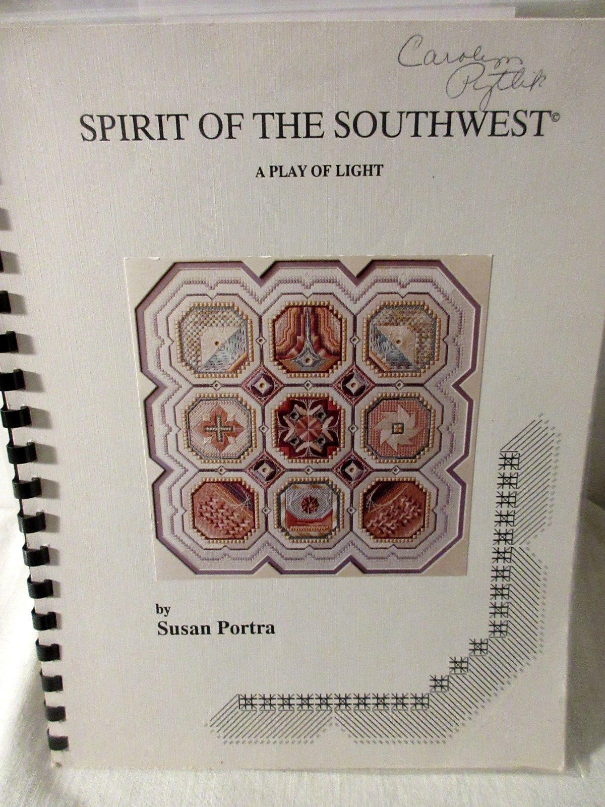 Susan Portra SPIRIT OF THE SOUTHWEST Counted Canvaswork Needlepoint Pattern