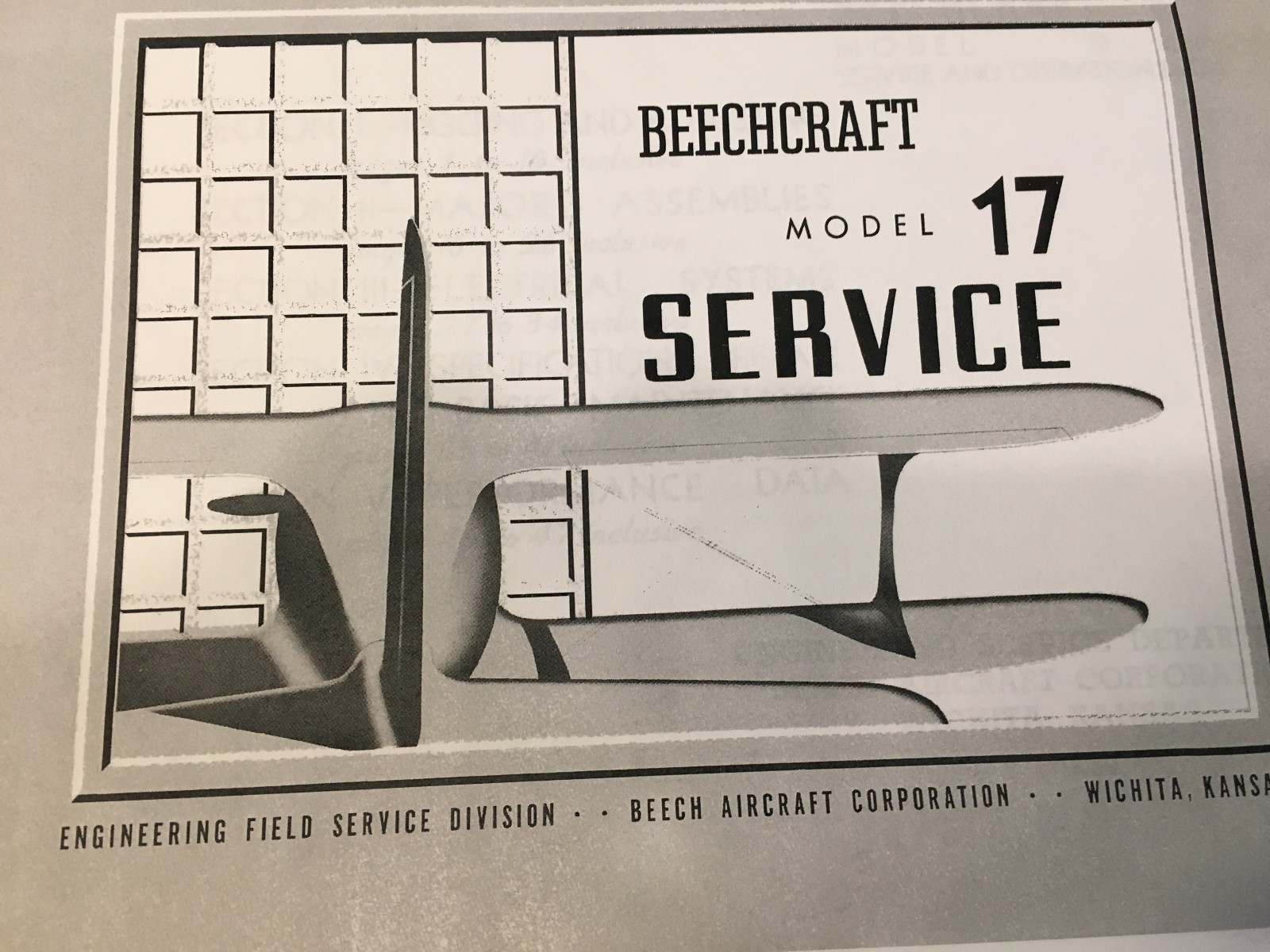 Beech D17  Staggerwing Maintenance Manual