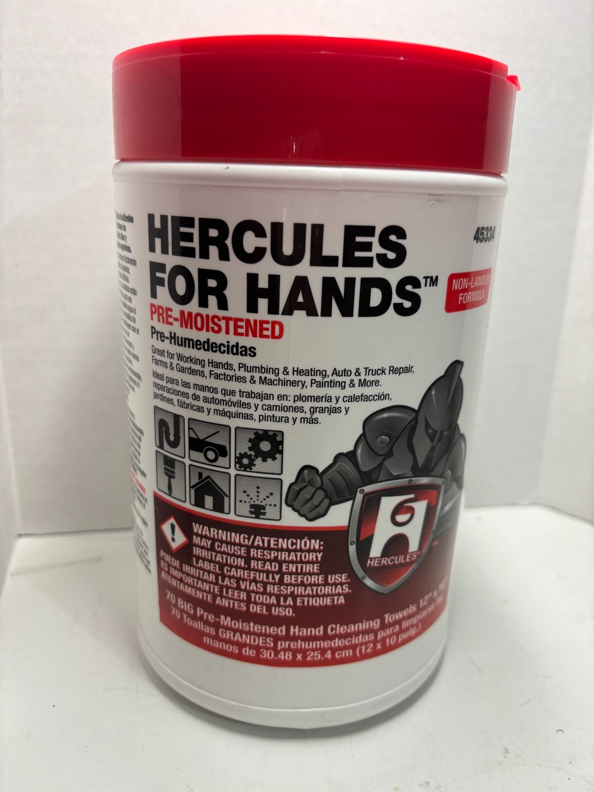 Oatey 45333T Hercules Hands Pre-Moistened Towels NEW