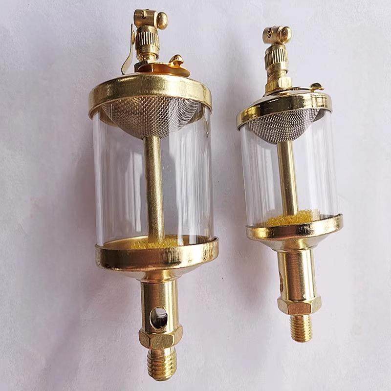 100ML G1/4 Inch Threaded Needle Valve Oil Cup Sight Glass Gravity Dripper