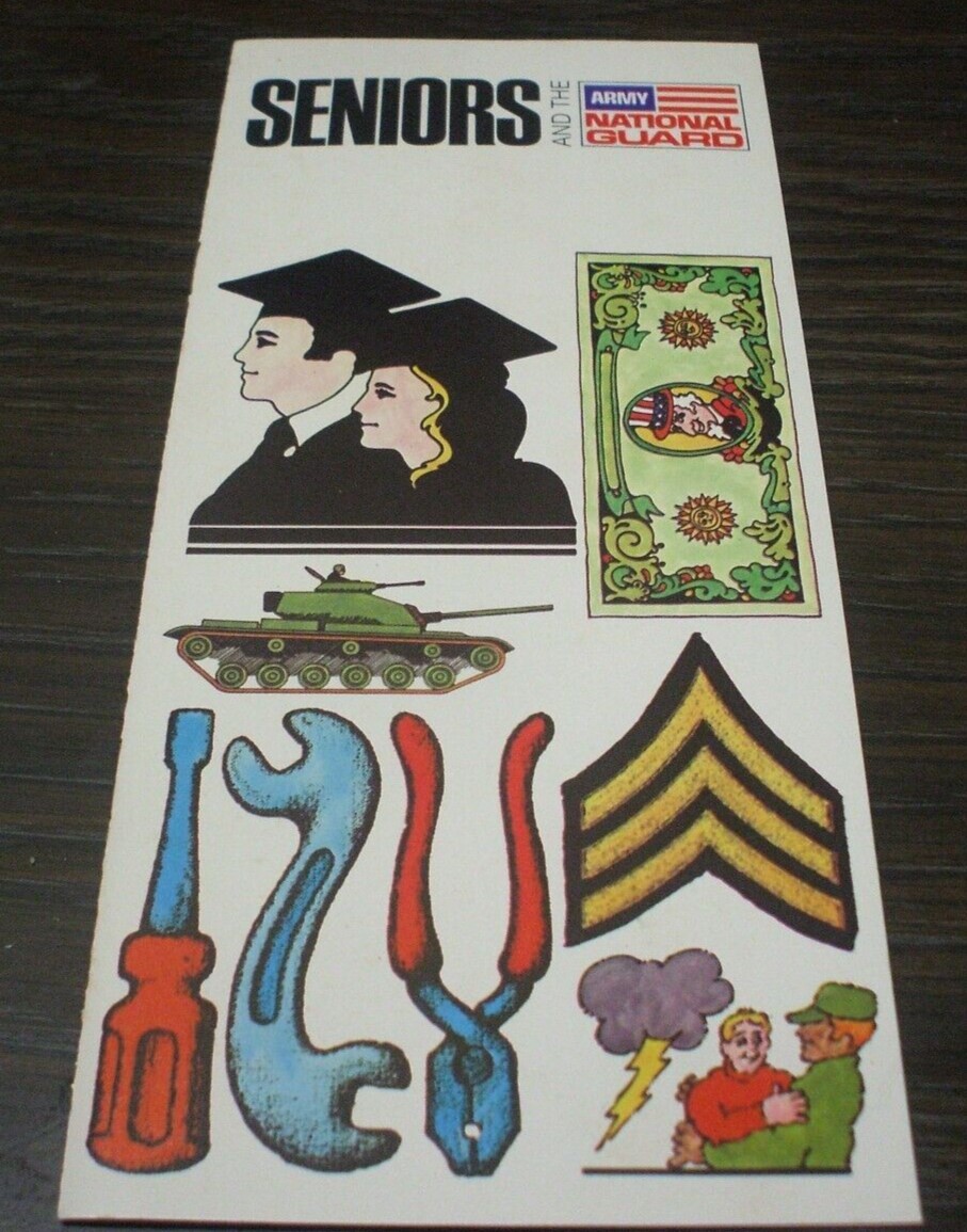 1973 ARMY NATIONAL GUARD - SENIORS Recruitment Brochure