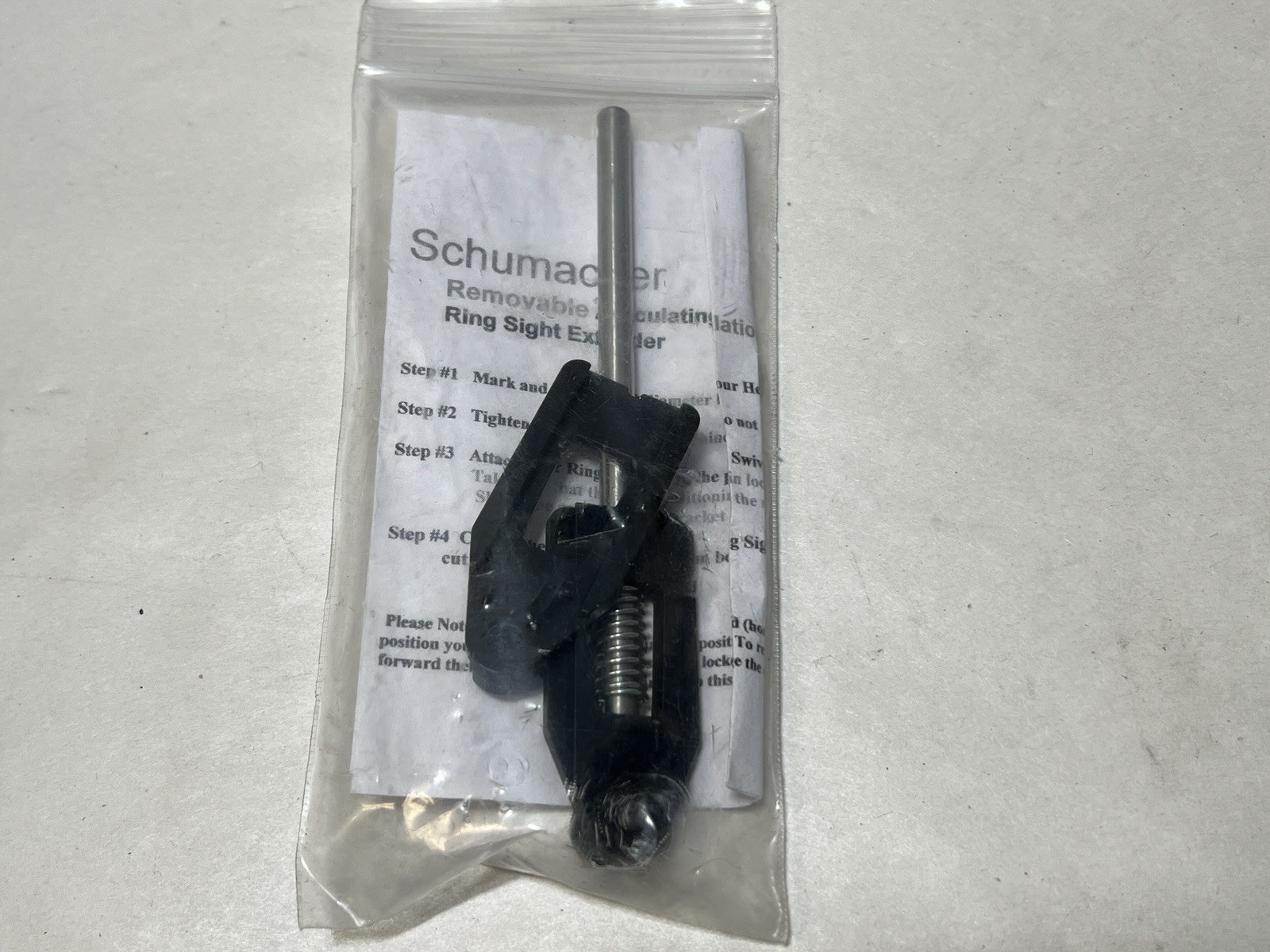 SCHUMACHER 1/4" Removable Articulating Ringsight Extender