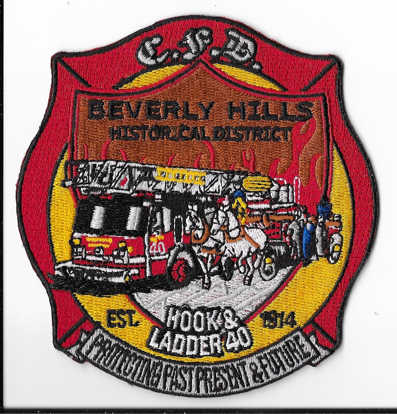 Chicago Fire Department, Illinois Ladder 40 Historical District Patch V1