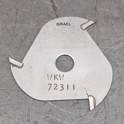 WKW Carbide Tipped .055" Three 3-Wing Slotting Cutter & Spacers 72311 Three Wing