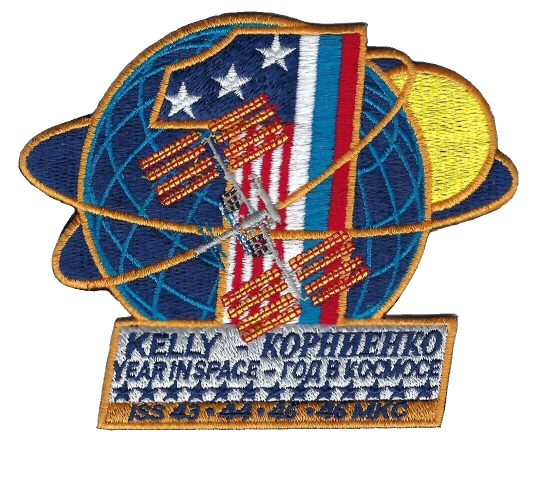 PATCH USAF NASA ISS 43 44 45 46 MKC ONE YEAR                                 JP