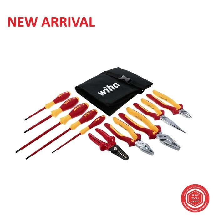 Wiha 32868 10 Piece Insulated Pliers & Screwdriver Set NEW