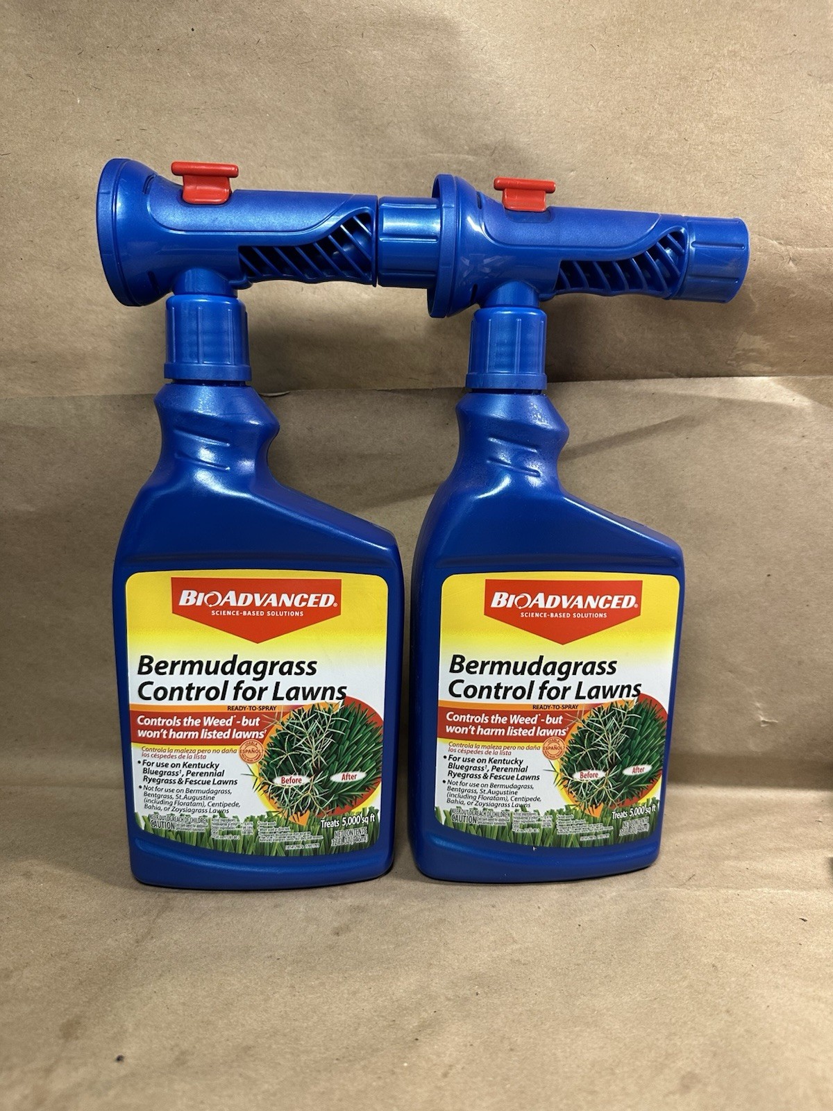 X2 BioAdvanced Bermuda Grass Weed Killer Bermudagrass Control for Lawns 32oz