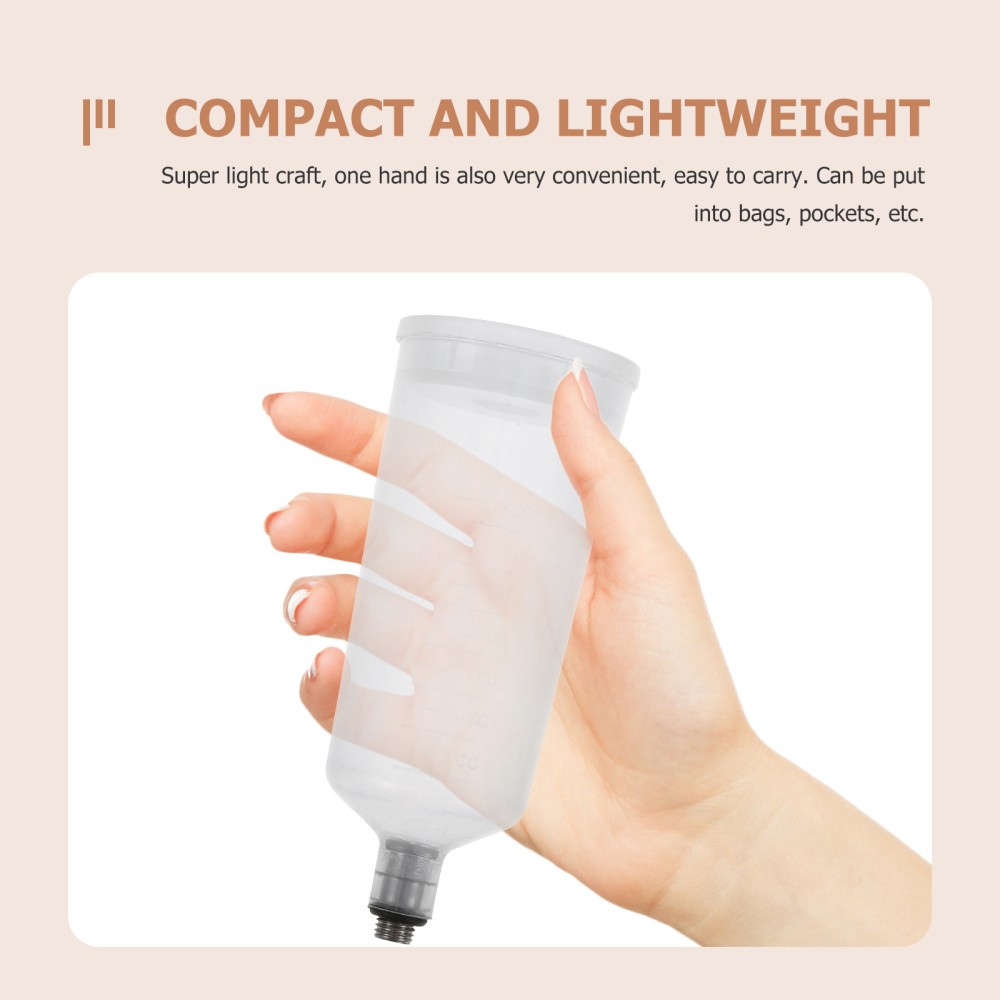 3 Count Dual Size Paint Cups Spray Container Refillable Airbrush