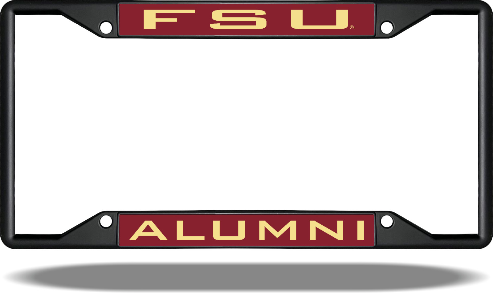 Florida State FSU ALUMNI Black License Plate Frame