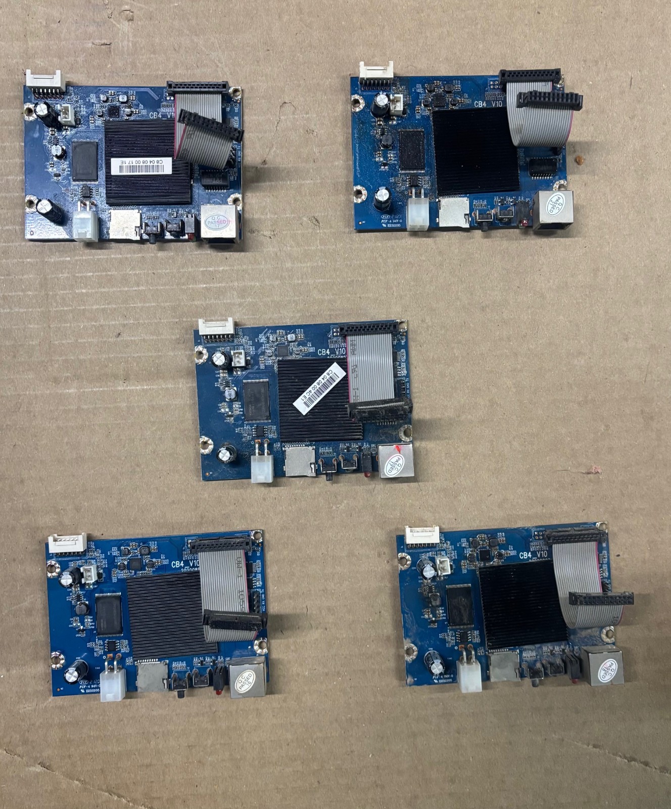 ***Lot of 5***Used  MICROBT WHATSMINER M30s, M31s, M32s CONTROL BOARD CB4-V10
