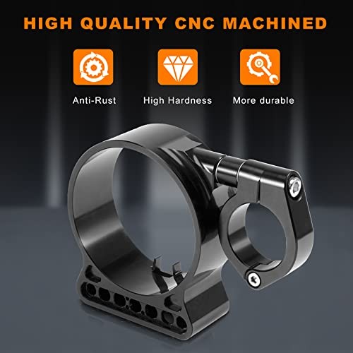 Motorcycle Speedometer Side Mount Relocation Bracket, 39MM Odometer Instrument