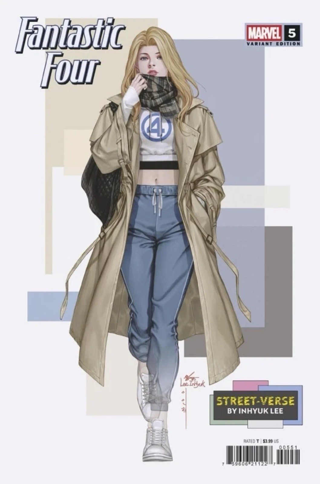 Fantastic Four #5 Inhyuk Lee Street-Verse Variant 2025 NM