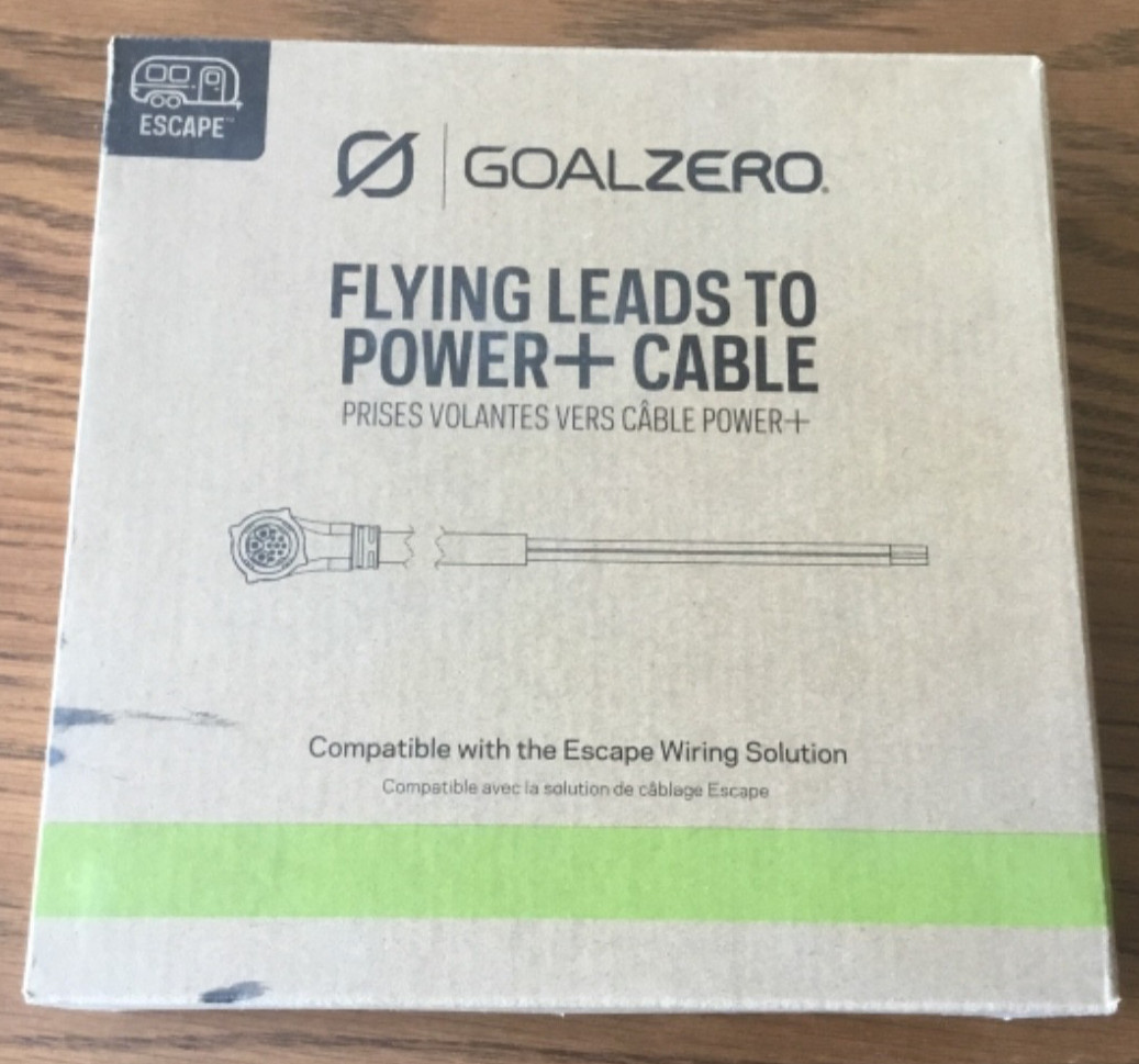 Goal Zero Flying Leads to power + cable # 98760 use with Yeti Pro 4000