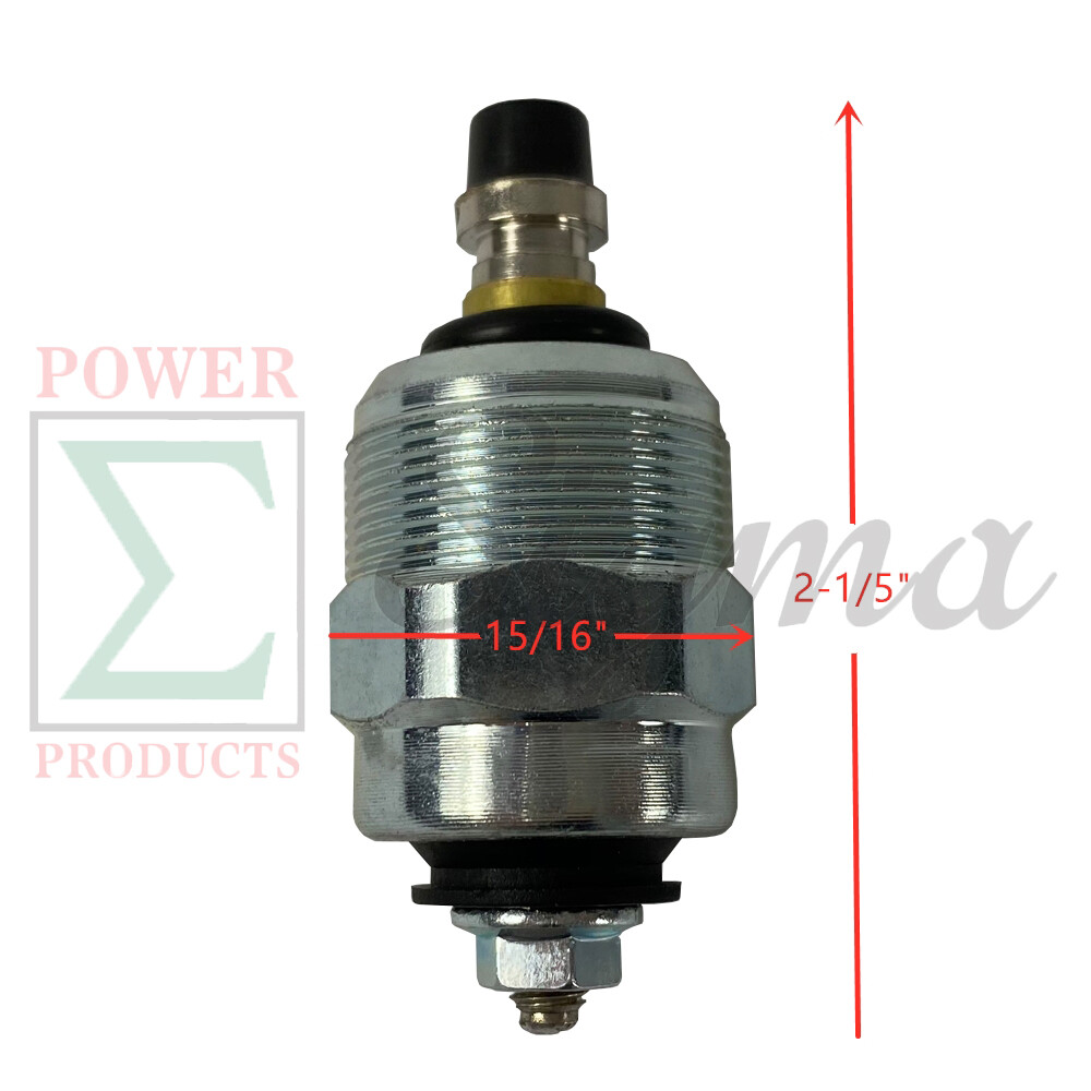 Fuel Pump Solenoid For 186F 186FA 186FE 186FAE 12V Diesel Engine Shutoff