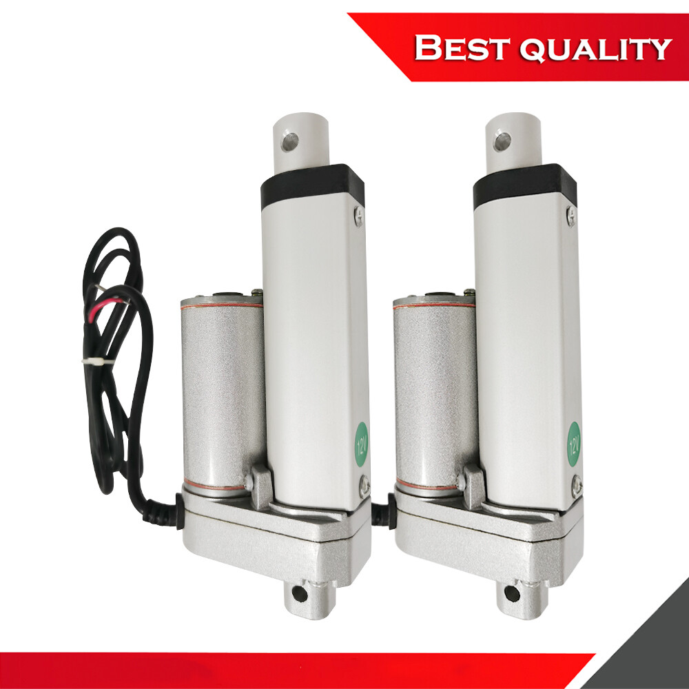 2pcs Linear Actuator 2"Heavy Duty Stroke 12 Volt DC 225lbs/1000N Max Lift Output