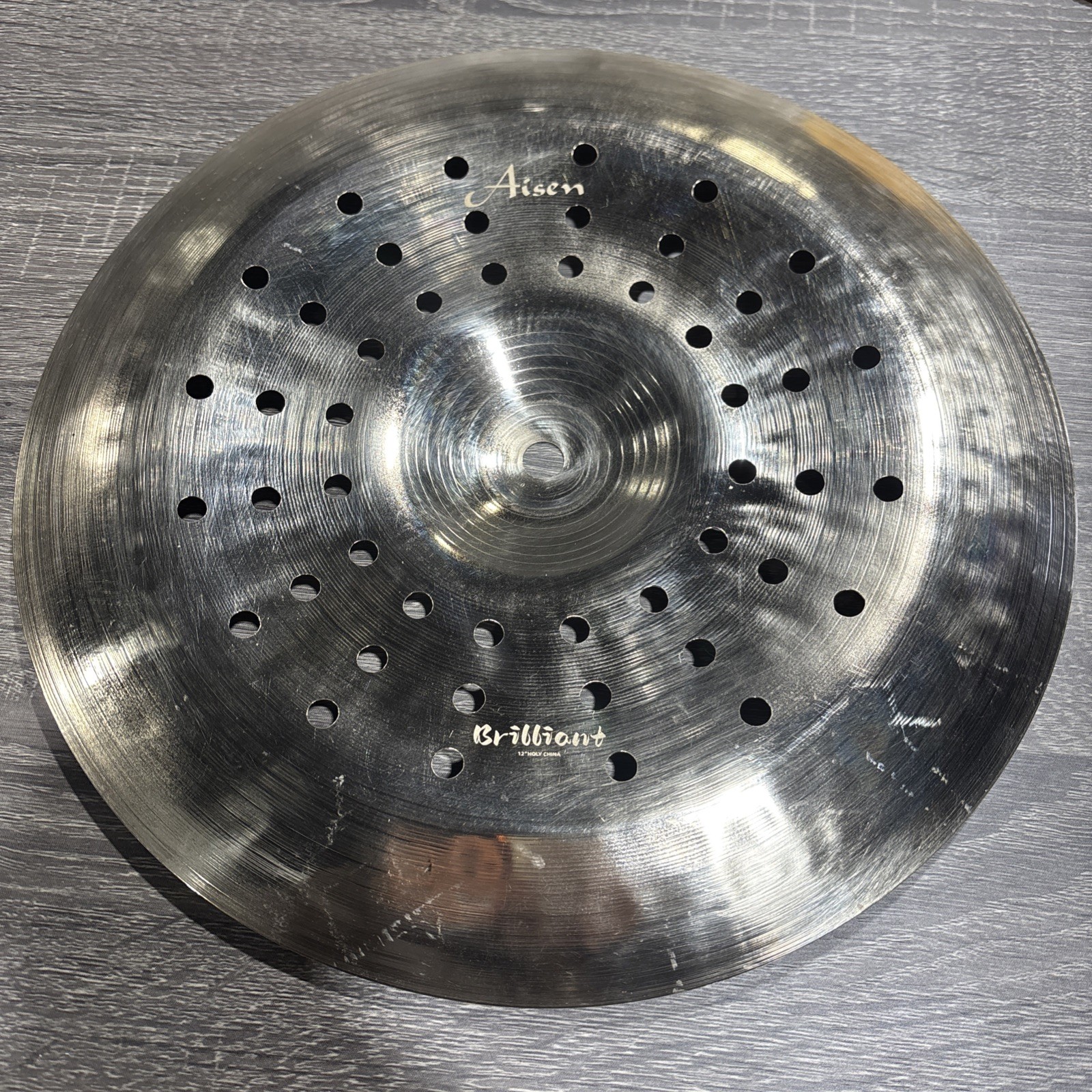 Aisen 12” Holy China Cymbal - Brilliant