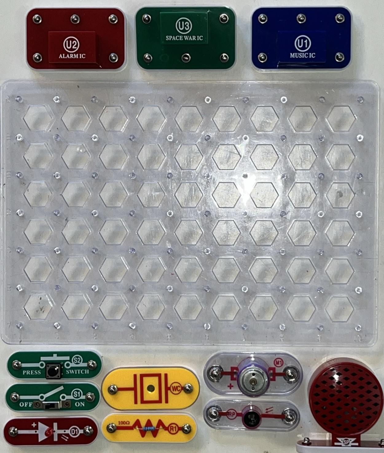 *Snaptricity* SNAP CIRCUIT •75 STEM Projects +Many Extra Electronic pcs •ELENCO