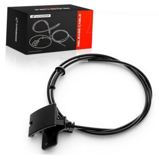 73 Inch Front Hood Latch Release Cable with Handle Compatible with 2003-2020
