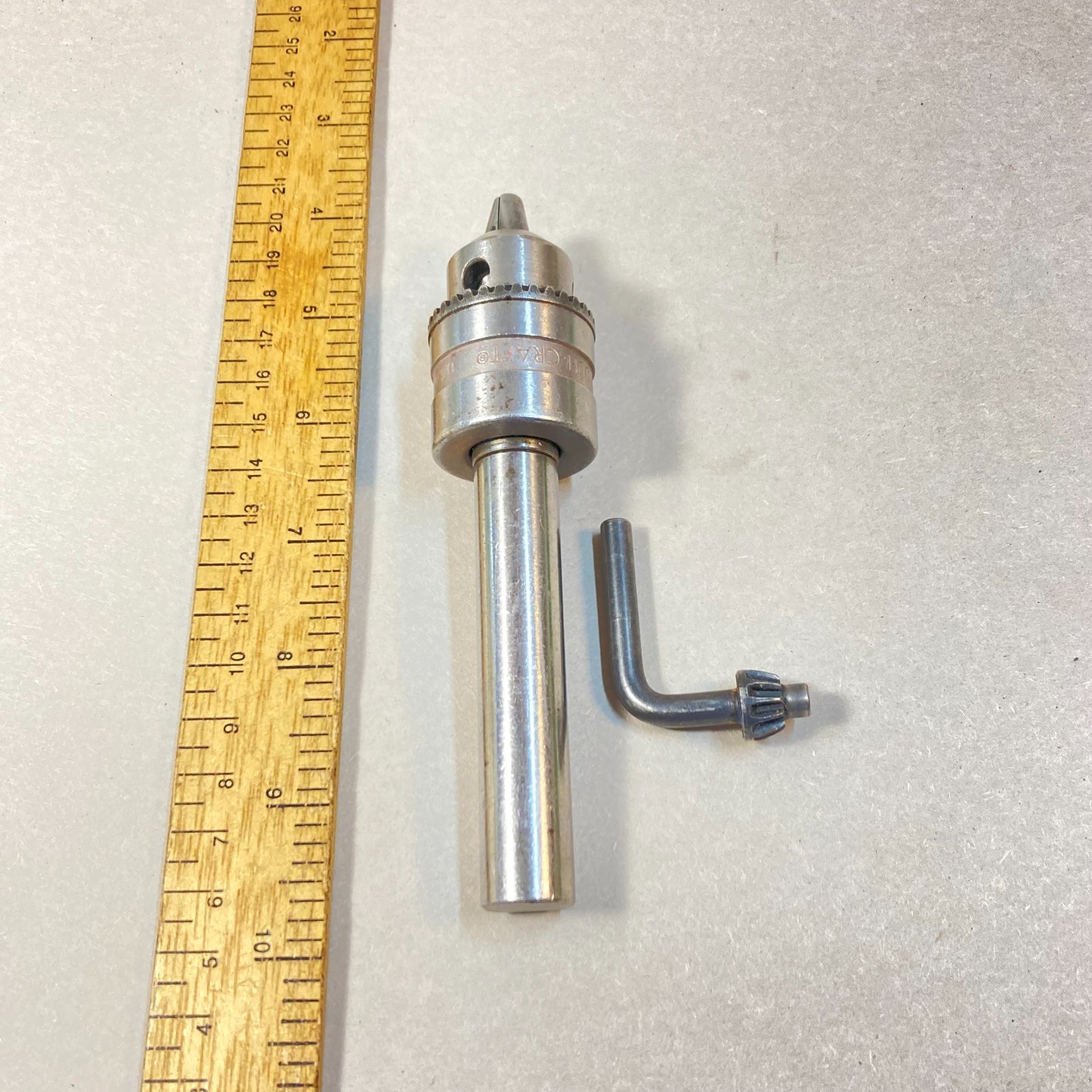 Jacobs Drill Chuck Multi-Craft 3/8" Cap 5/8" Threaded Mount w/ Chuck Key USA