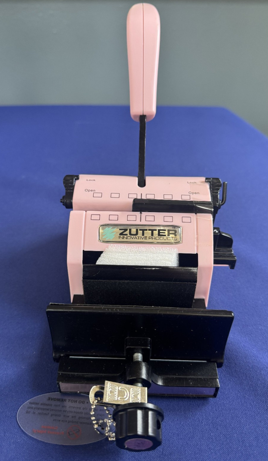 ZUTTER Bind All v2.0 Pink Scrapbooking Project Cover Spiral Binding Machine New