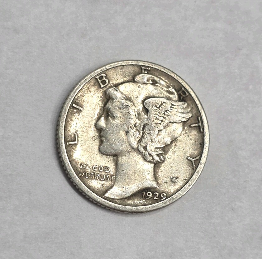 1929-S Mercury Dime Double Die Obverse (Ddo).