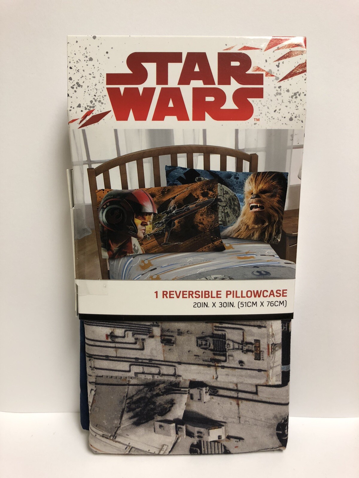 Disney's Star Wars Rebel Alliance Standard 20"x30" Reversible Pillowcase NEW!