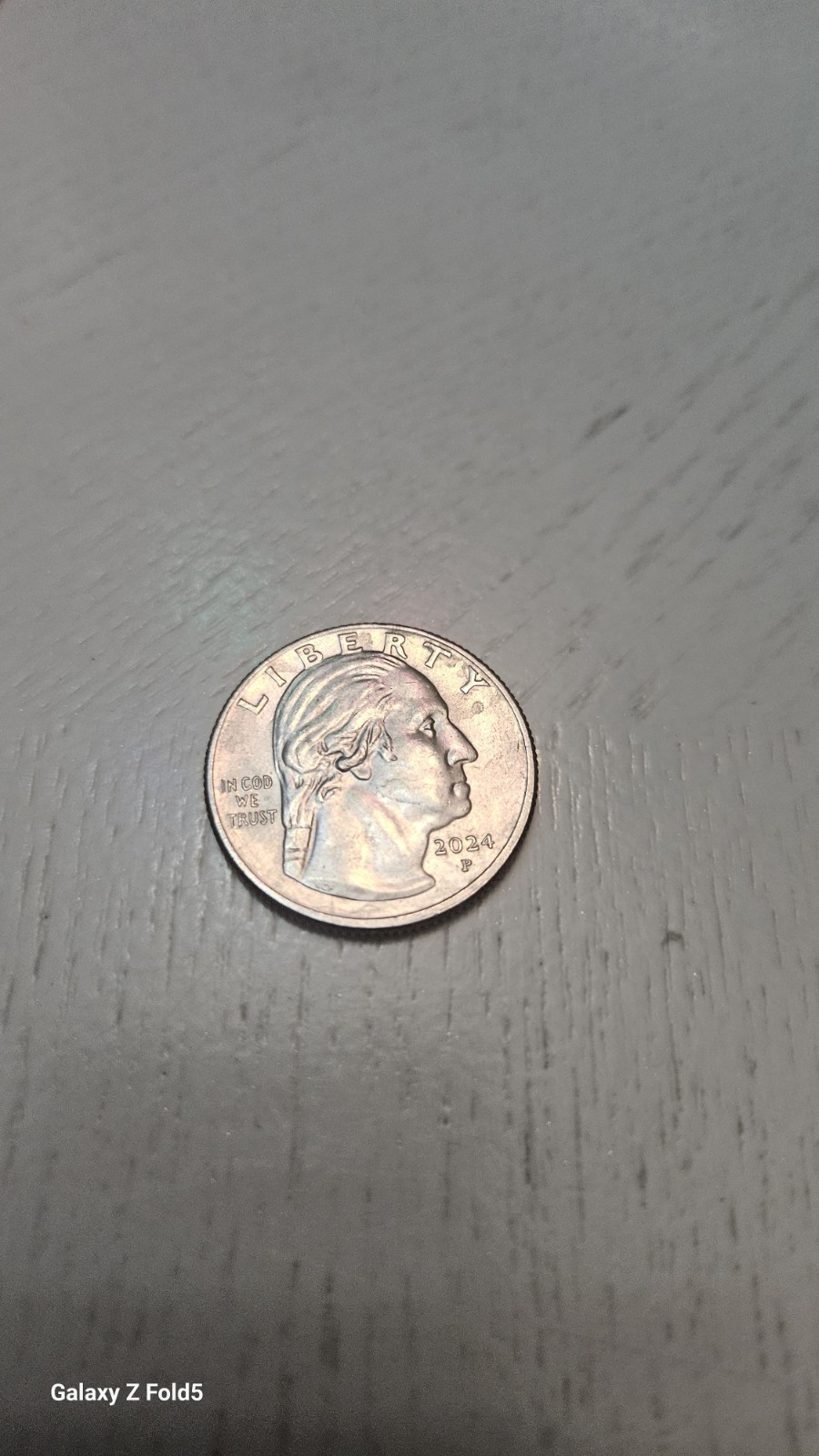 2024 P Patsy Takemoto Mink QUARTER ERROR " IN *COD* WE TRUST "
